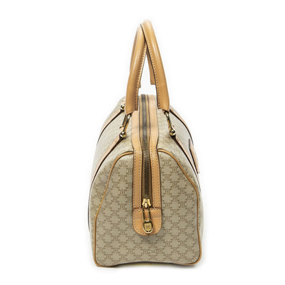 Celine Mini Boston Beige Macadam Canvas Shoulder — view 4