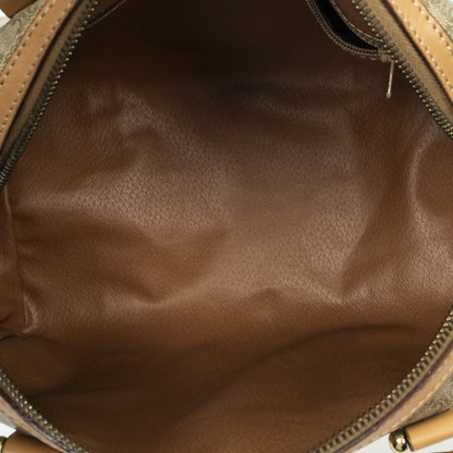 Celine Mini Boston Beige Macadam Canvas Shoulder — view 9
