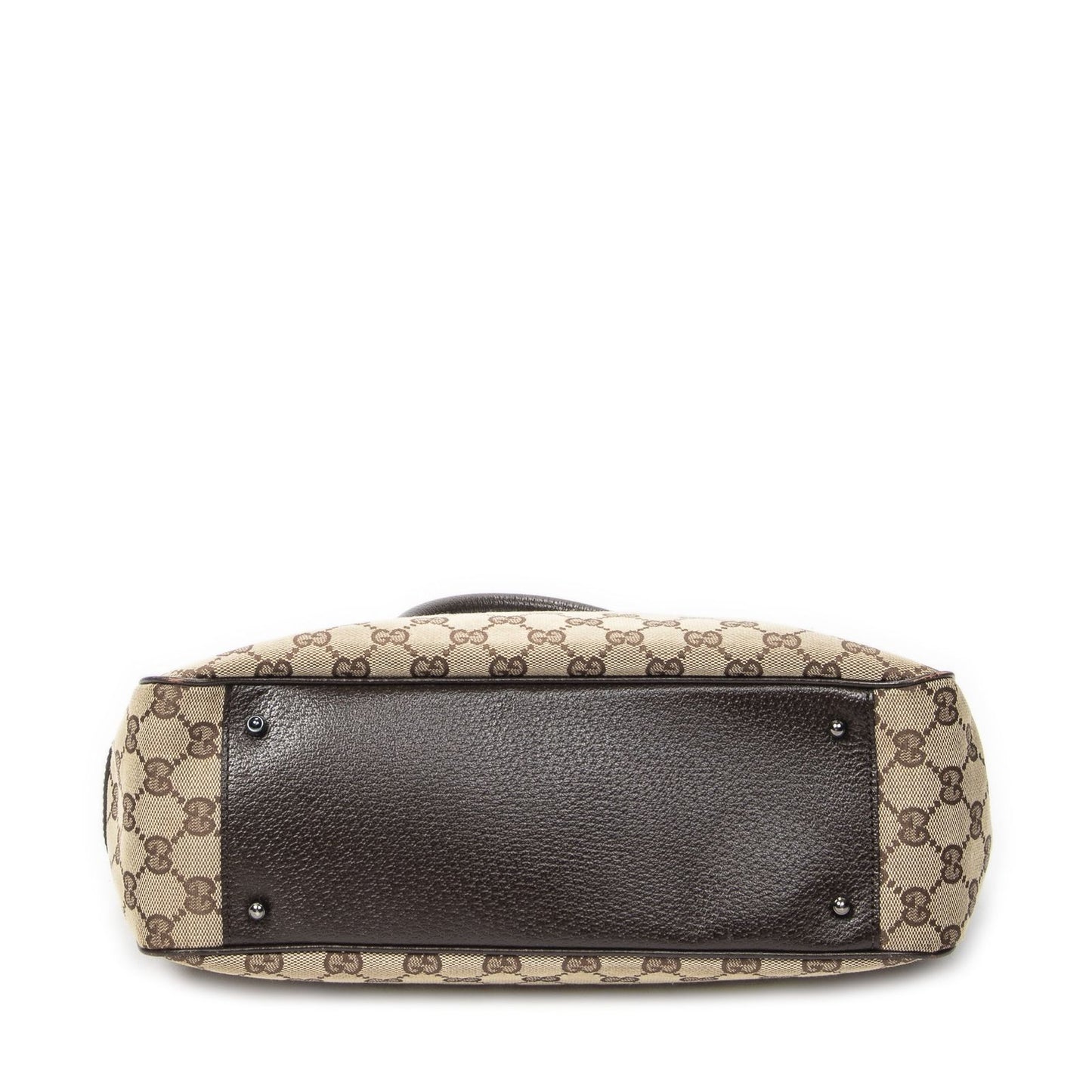 Gucci Tote Beige Brown GG Canvas — view 6