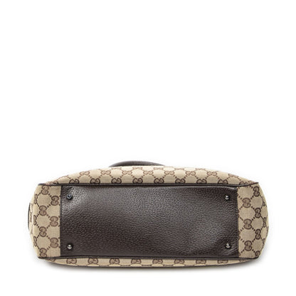 Gucci Tote Beige Brown GG Canvas — view 6
