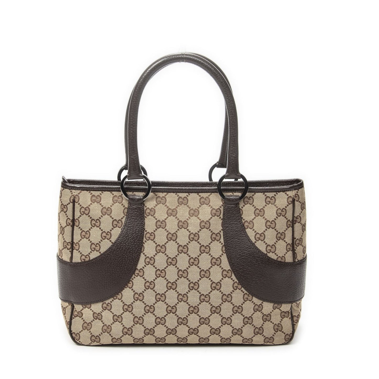 Gucci Tote Beige Brown GG Canvas — view 5