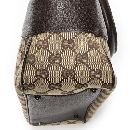 Gucci Tote Beige Brown GG Canvas — view 7