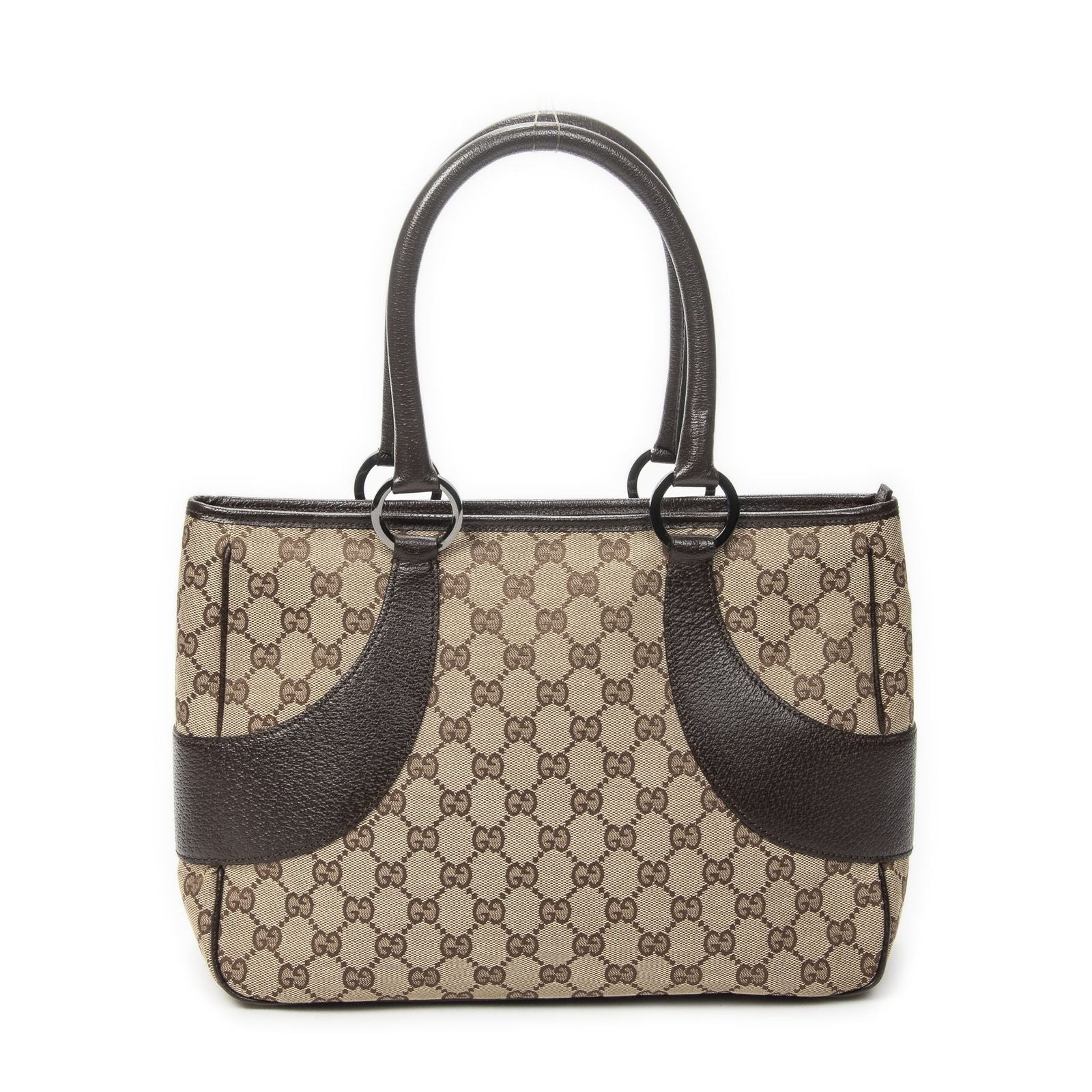 Gucci Tote Beige Brown GG Canvas
