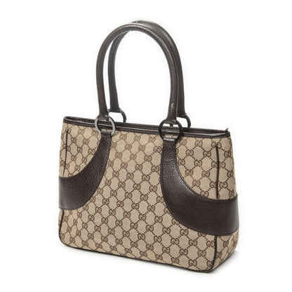 Gucci Tote Beige Brown GG Canvas — view 2