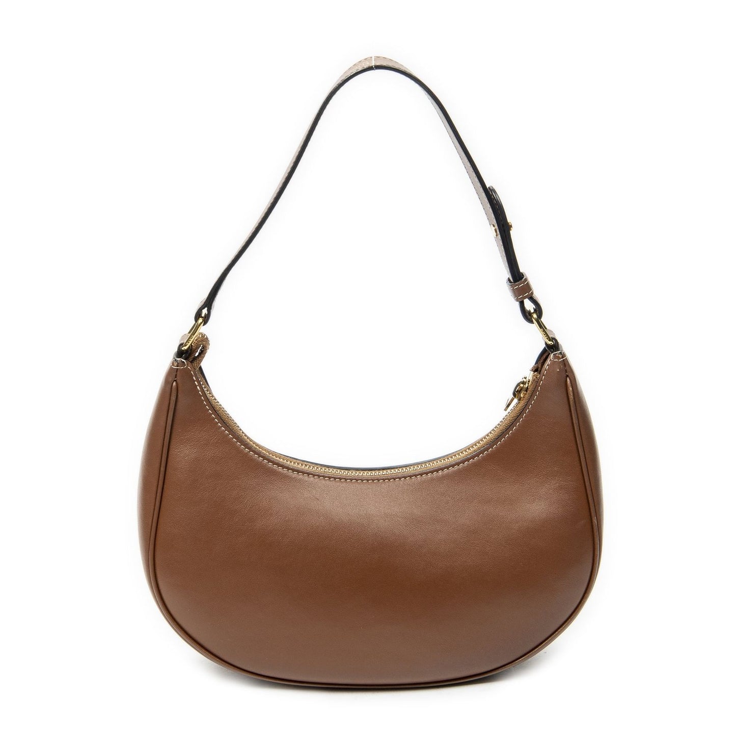 Celine Ava Hobo Brown Embroidered Triomphe Leather — view 5