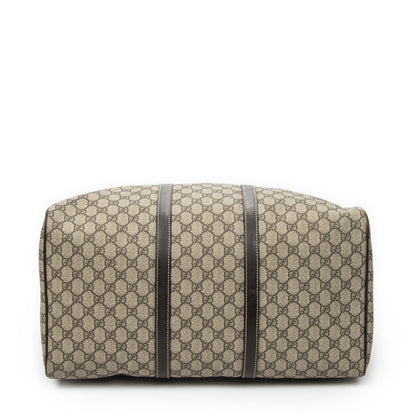Gucci Medium Duffle Boston Beige Brown Supreme Canvas — view 6
