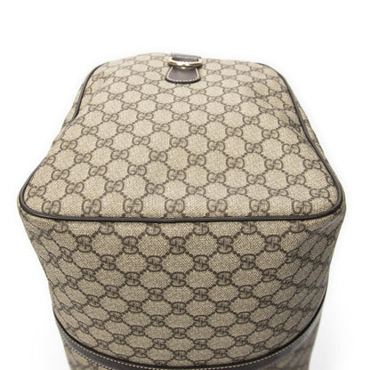 Gucci Medium Duffle Boston Beige Brown Supreme Canvas — view 7