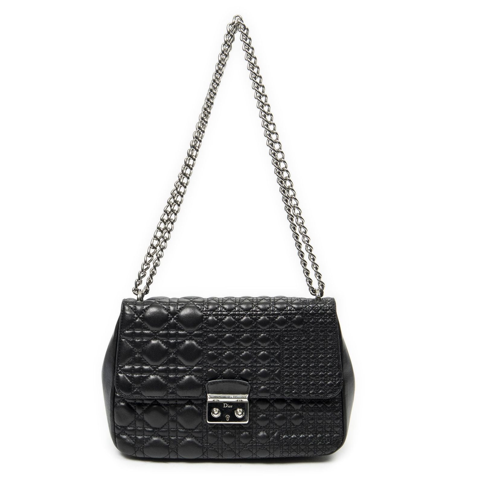Dior Miss Dior Flap Black Canada Lambskin Leather