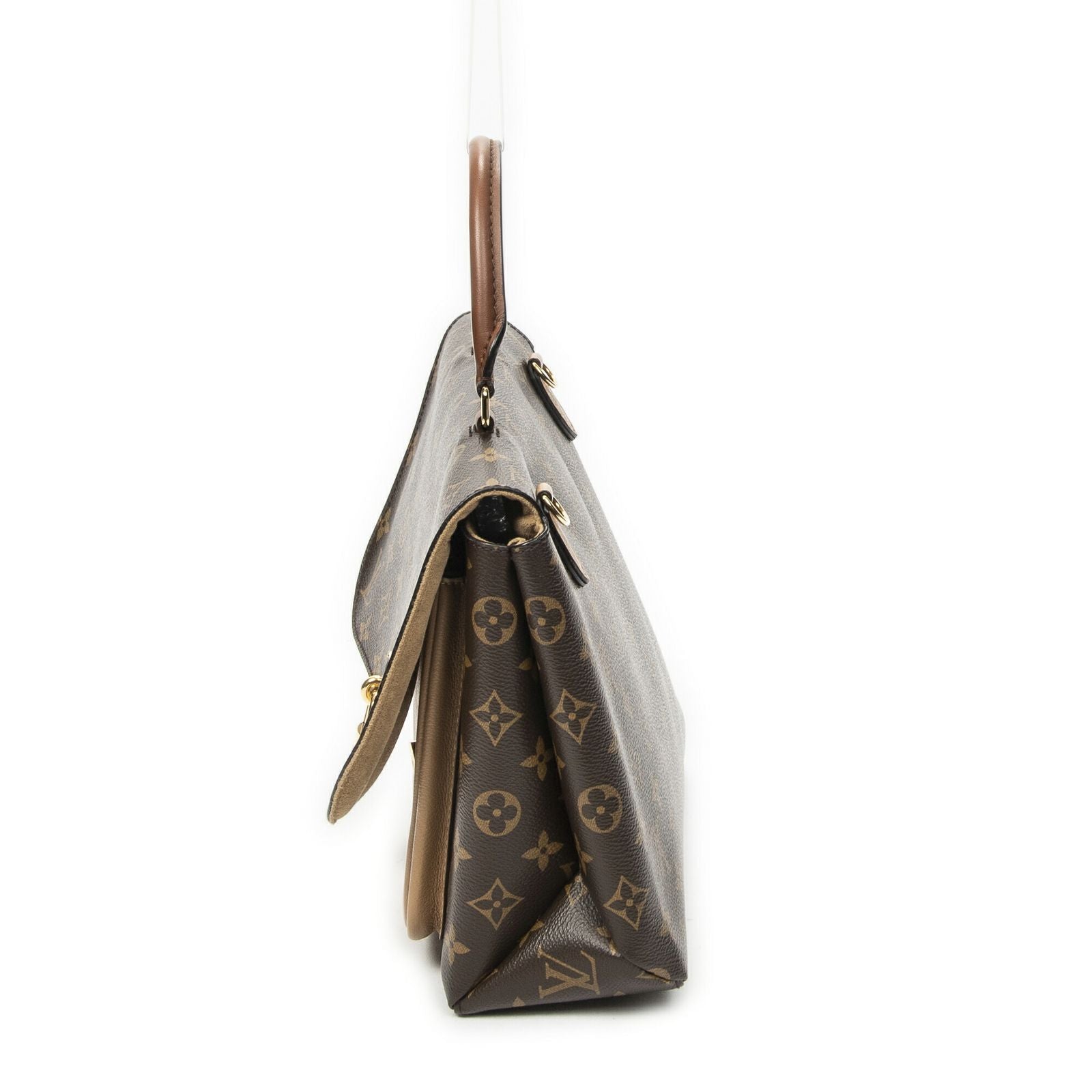 Louis Vuitton Marignan Beige Brown Monogram Canvas Messenger — view 3