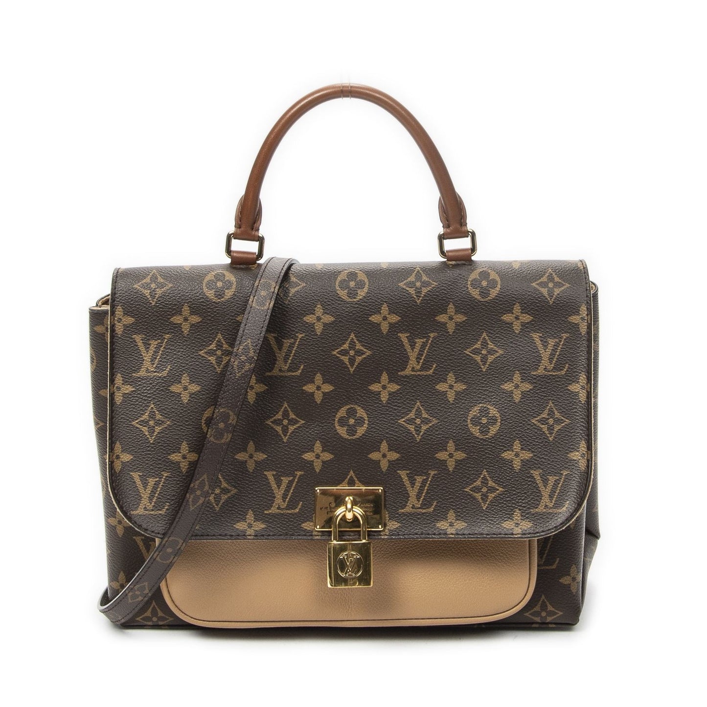 Louis Vuitton Marignan Beige Brown Monogram Canvas Messenger