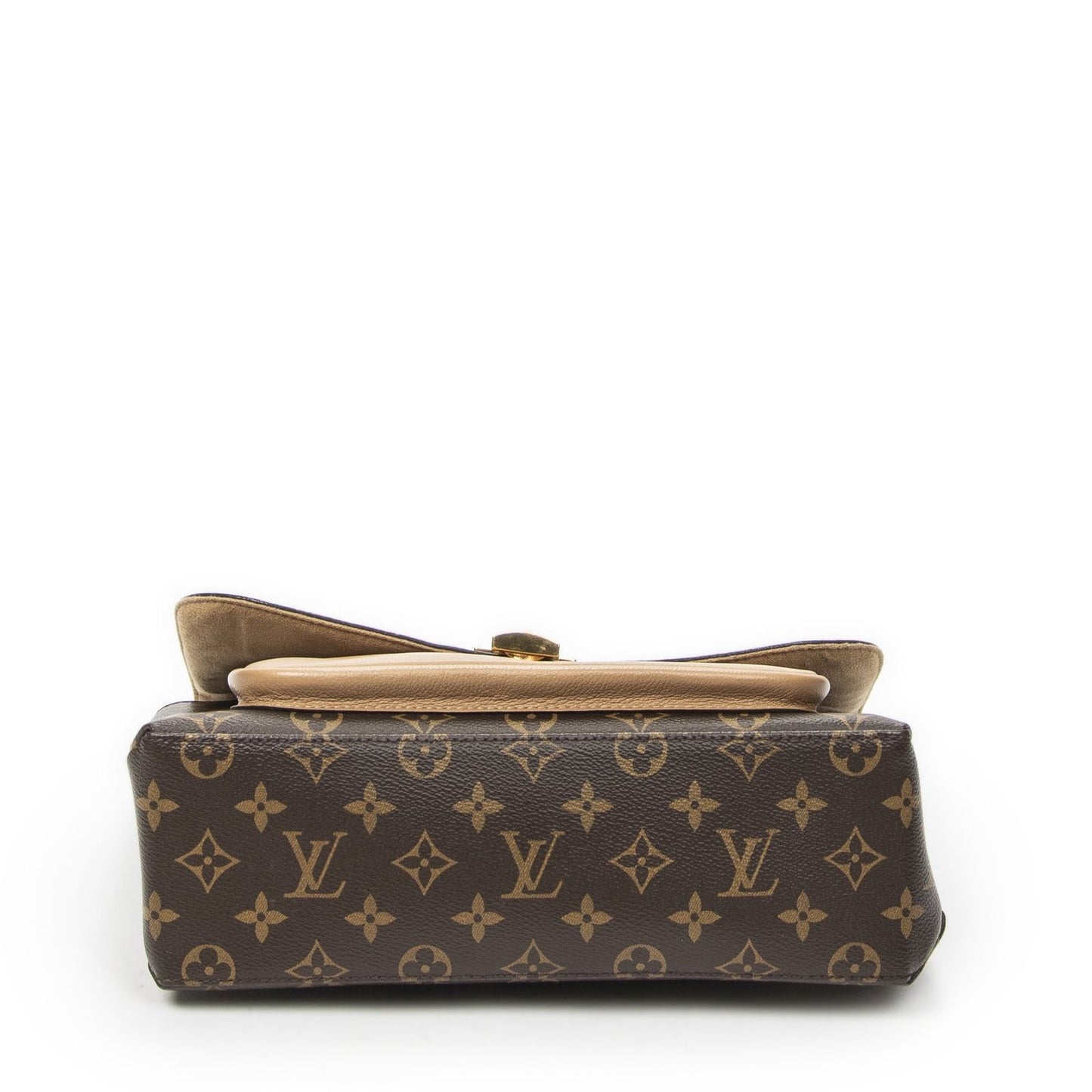 Louis Vuitton Marignan Beige Brown Monogram Canvas Messenger — view 6