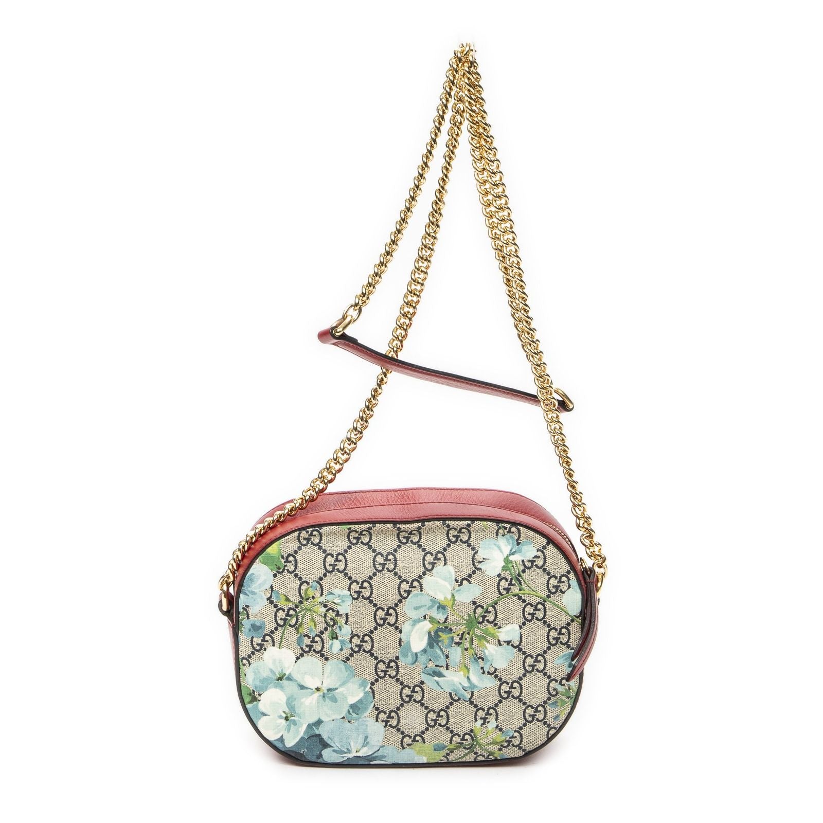 Gucci Camera Bag Red Blue Beige Muz Supreme Canvas — view 5
