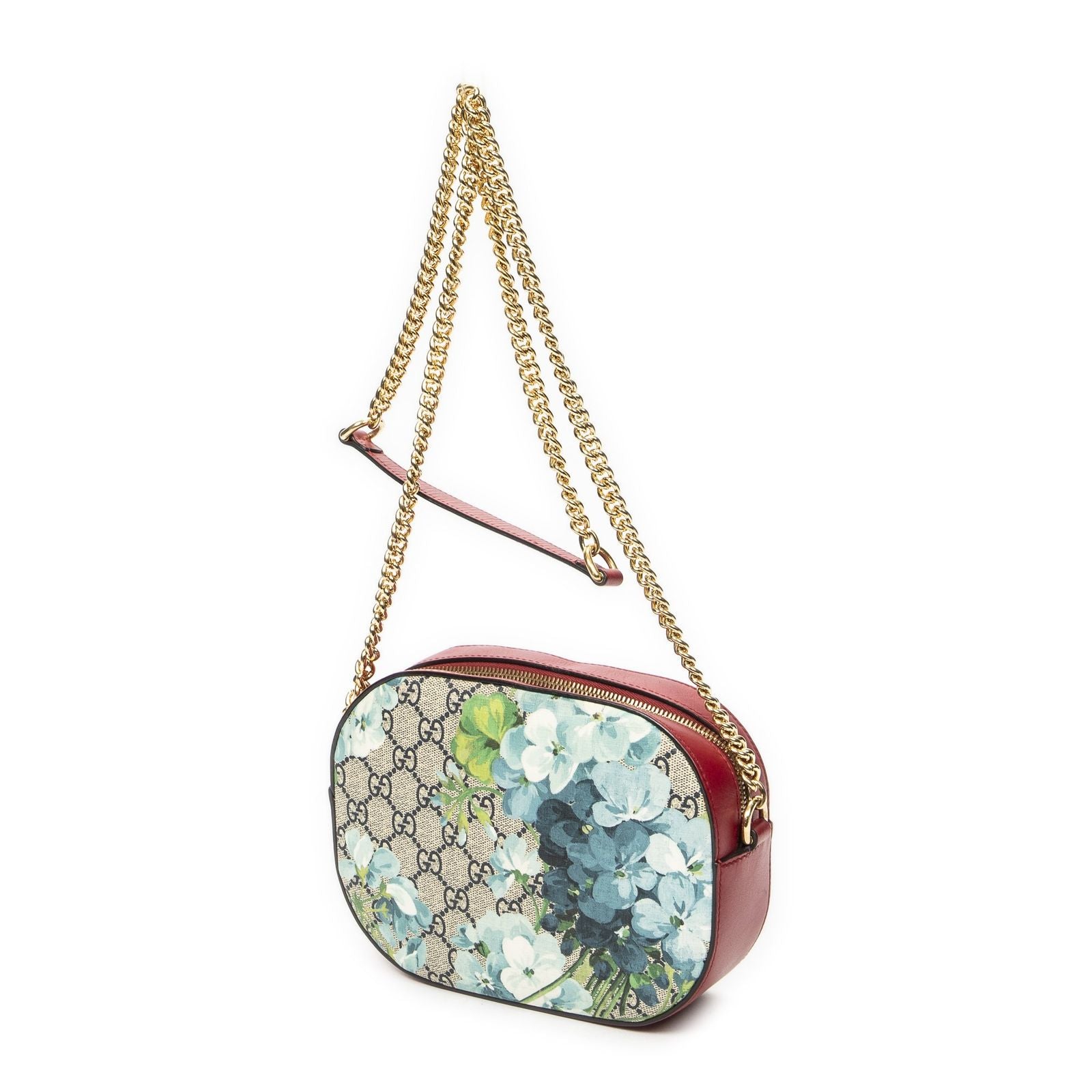 Gucci Camera Bag Red Blue Beige Muz Supreme Canvas — view 2