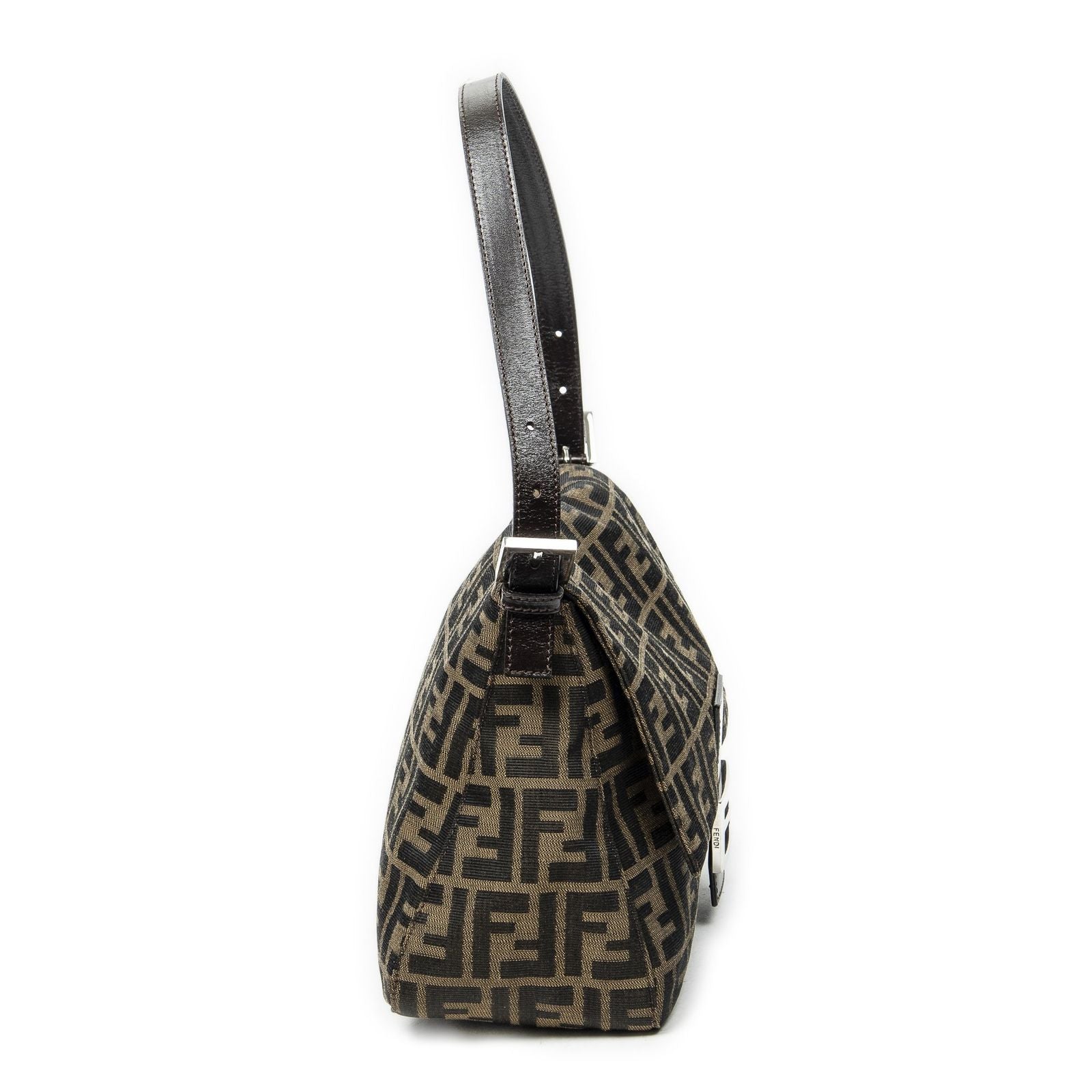 Fendi Mama Forever Brown Black Zucca Canvas — view 4