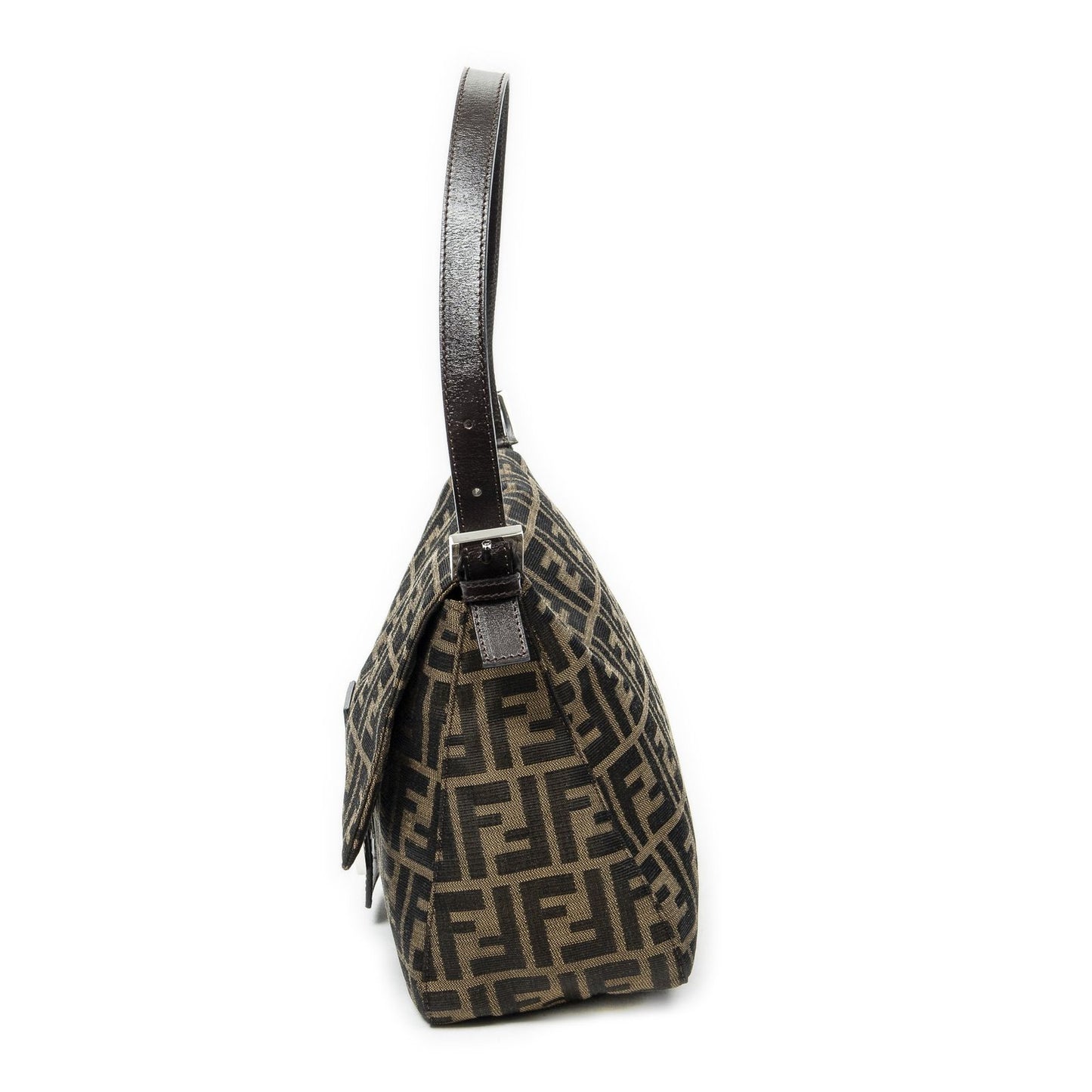 Fendi Mama Forever Brown Black Zucca Canvas — view 3