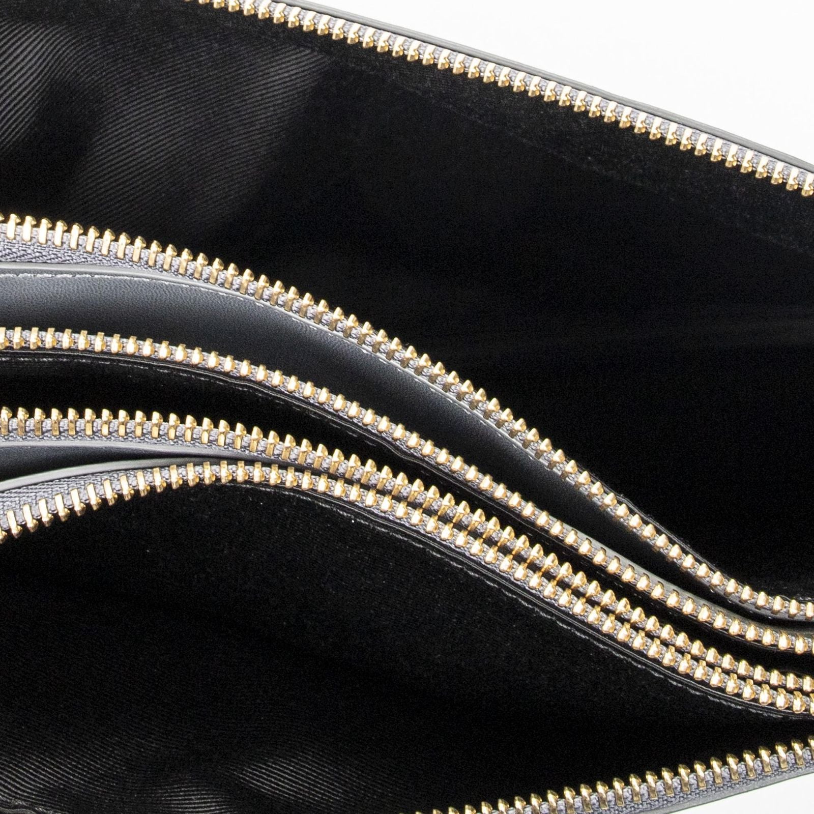 Celine Large Trio Crossbody Gray Calfskin Leather — view 9