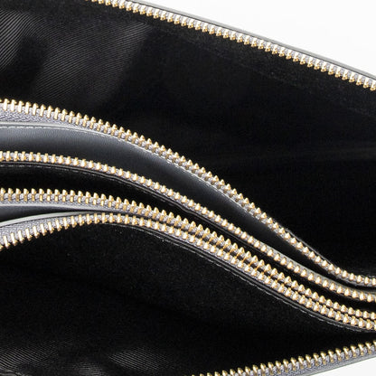 Celine Large Trio Crossbody Gray Calfskin Leather — view 9