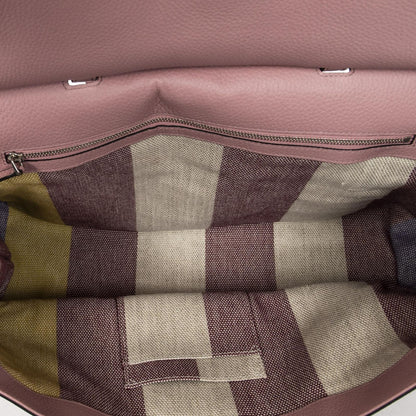 Gucci Large Daily Top Handle Pink Gray Calfskin Leather — view 9