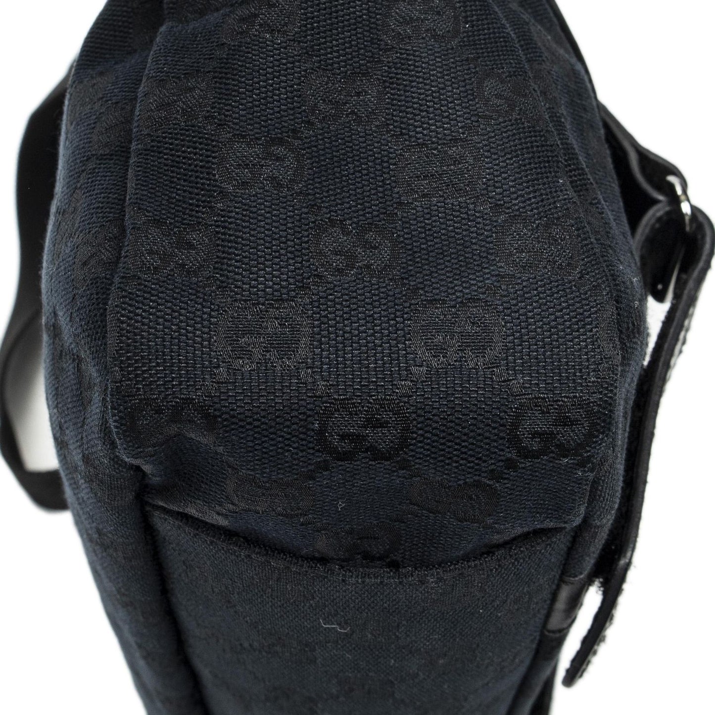 Gucci Flap Messenger Black GG Canvas — view 7