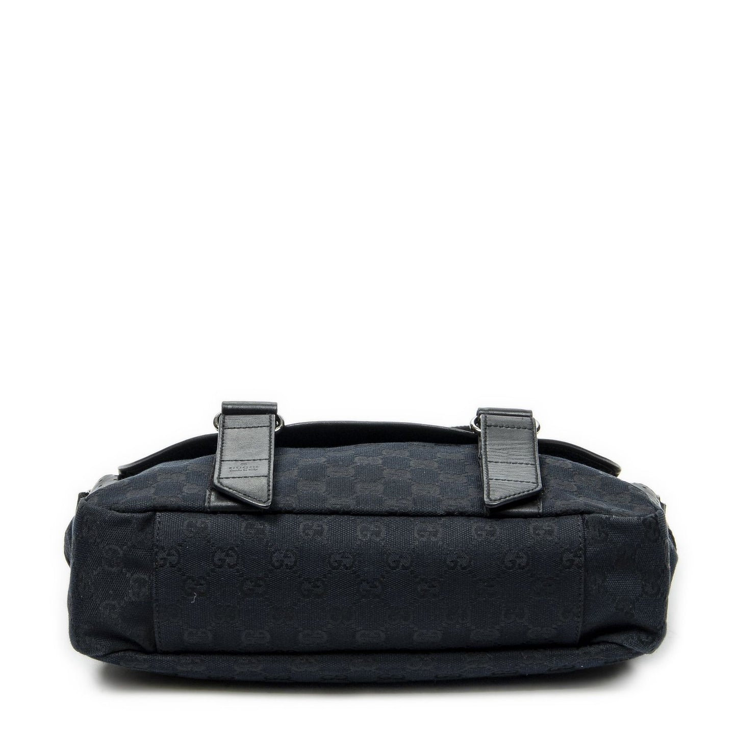 Gucci Flap Messenger Black GG Canvas — view 6