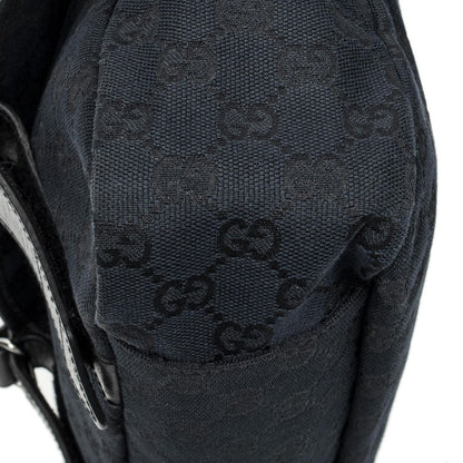 Gucci Flap Messenger Black GG Canvas — view 8