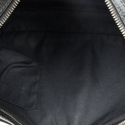 Gucci Round Zip Messenger Black GG Canvas — view 9