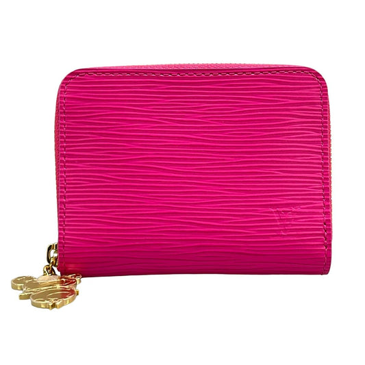Louis Vuitton Coin Case Epi LV Takashi Murakami Zippy Purse Pink Collaboration