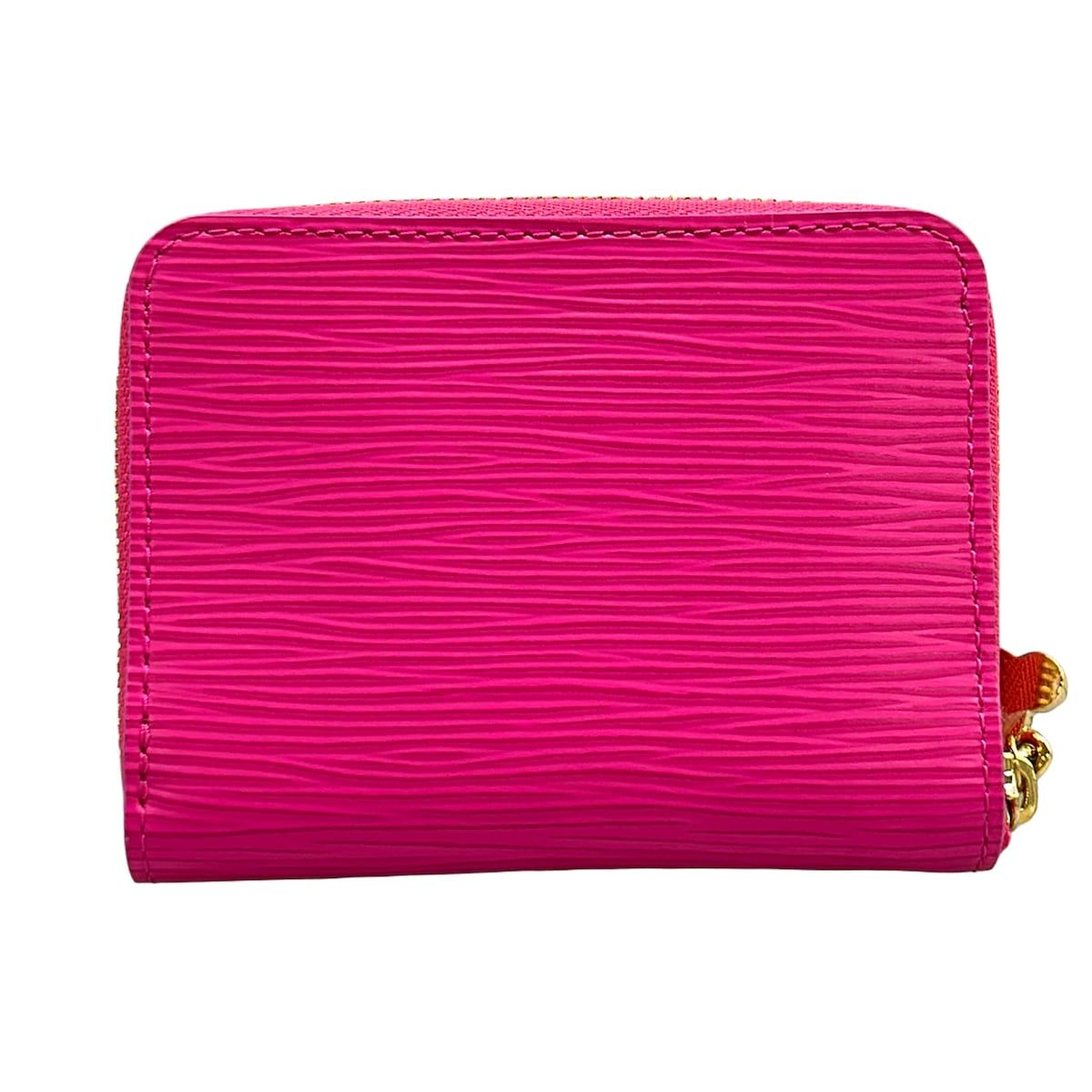 Louis Vuitton Coin Case Epi LV Takashi Murakami Zippy Purse Pink Collaboration — view 2