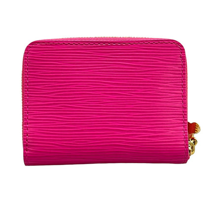Louis Vuitton Coin Case Epi LV Takashi Murakami Zippy Purse Pink Collaboration — view 2