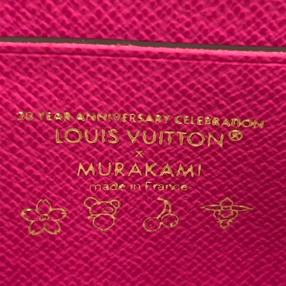 Louis Vuitton Coin Case Epi LV Takashi Murakami Zippy Purse Pink Collaboration — view 4