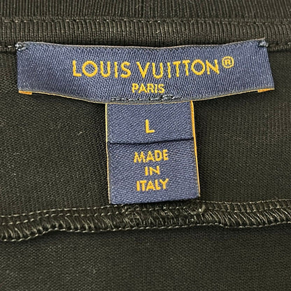 Louis Vuitton Dress L Wae Black Silver Cotton — view 3