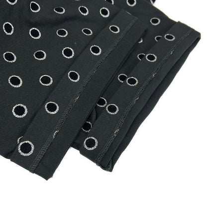 Louis Vuitton Dress L Wae Black Silver Cotton — view 6