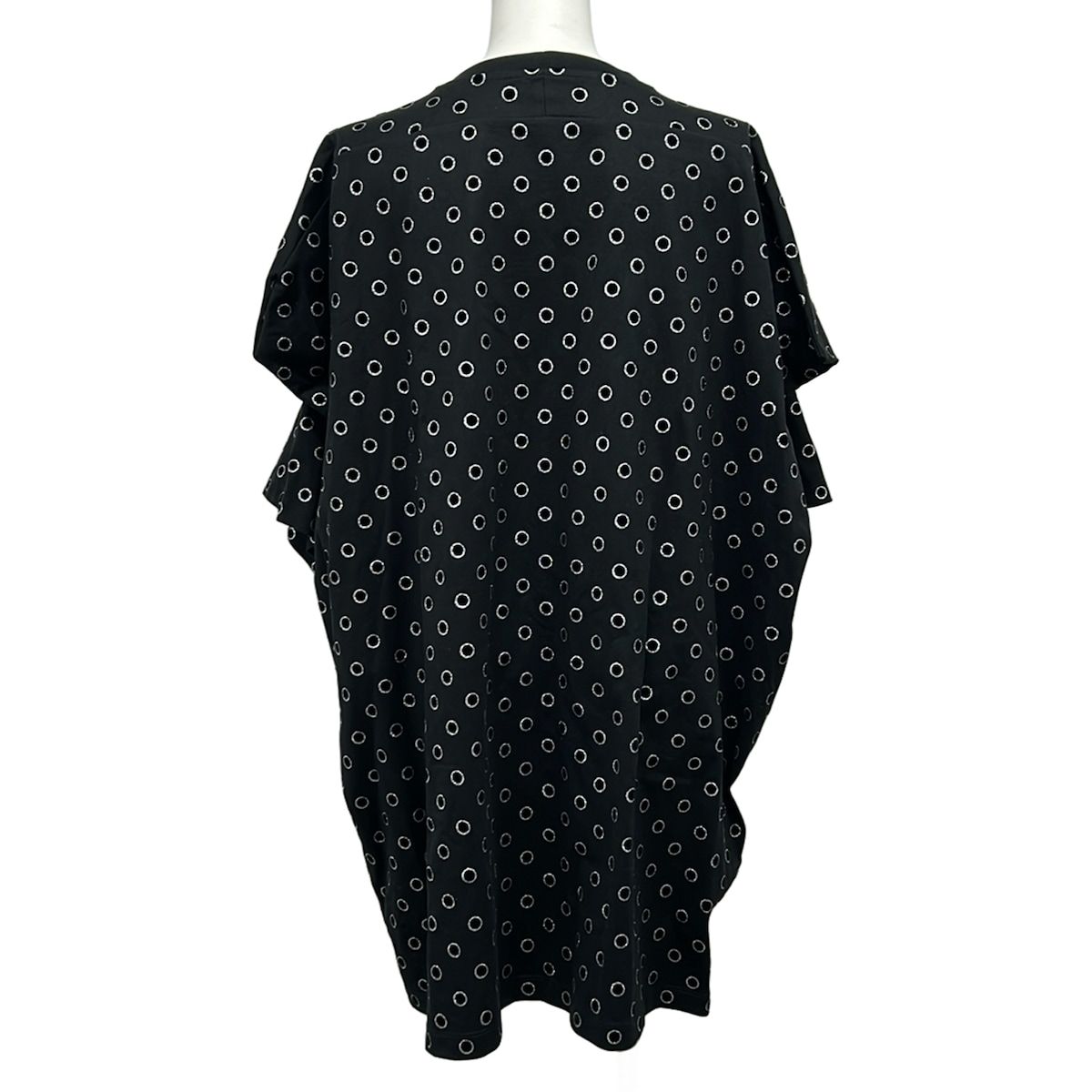 Louis Vuitton Dress L Wae Black Silver Cotton — view 2
