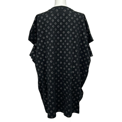 Louis Vuitton Dress L Wae Black Silver Cotton — view 2