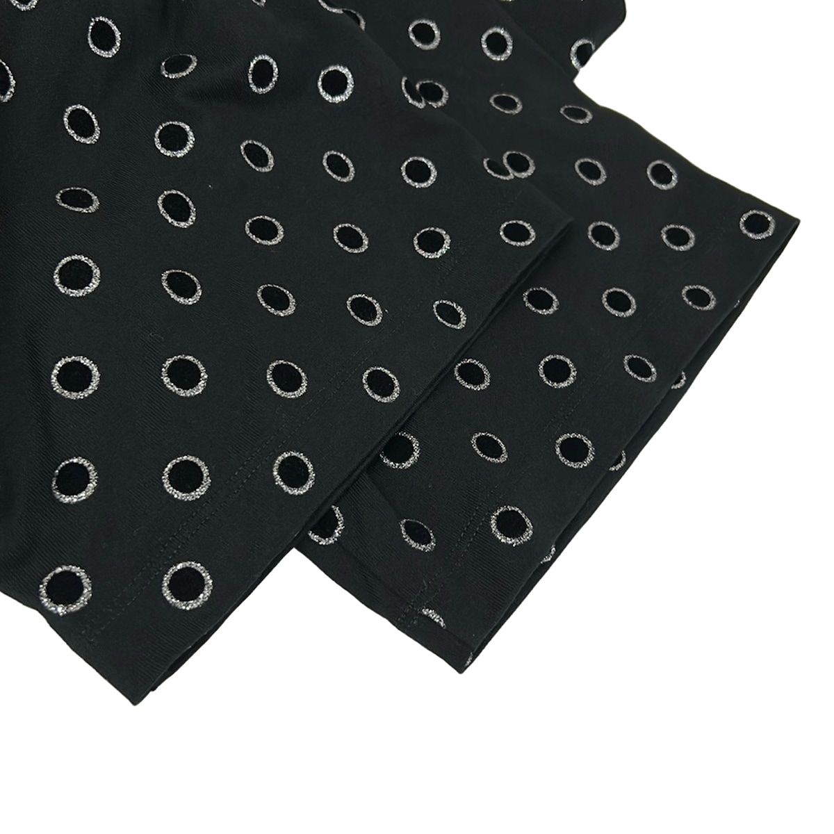 Louis Vuitton Dress L Wae Black Silver Cotton — view 5