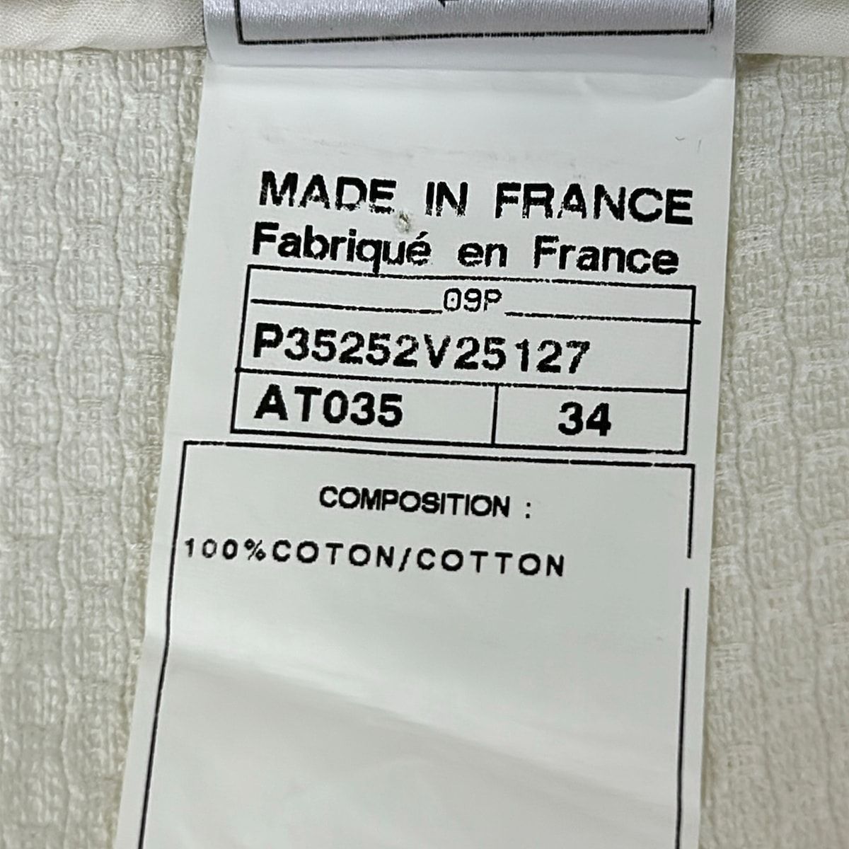 Chanel Jacket 34 S Sports Line White 3/4 Sleeve Zip Up CC Logo Camellia — view 5