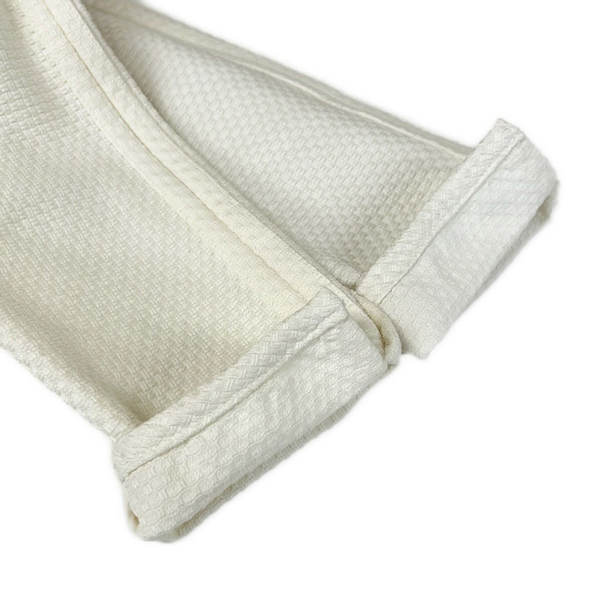 Chanel Jacket 34 S Sports Line White 3/4 Sleeve Zip Up CC Logo Camellia — view 7