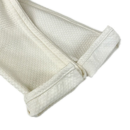 Chanel Jacket 34 S Sports Line White 3/4 Sleeve Zip Up CC Logo Camellia — view 7