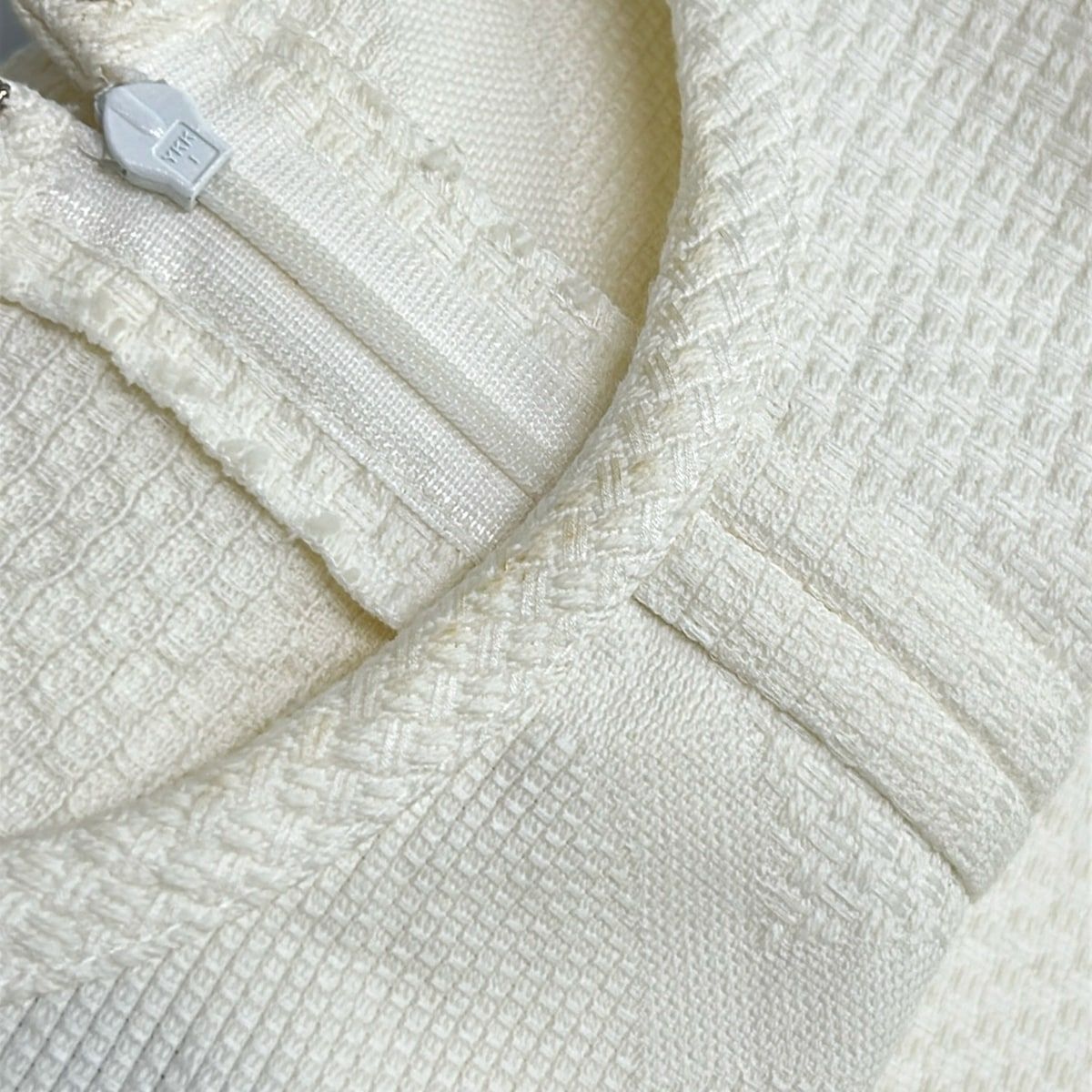 Chanel Dress 36 S Sports Line White Sleeveless Mini CC Logo Camellia Cotton — view 7