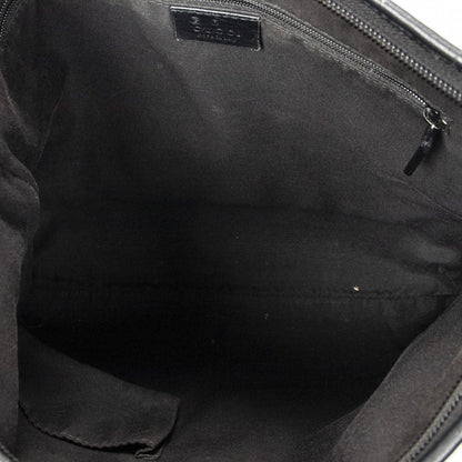 Gucci Abbey D Ring Crossbody Black Horsebit Embossed Leather — view 9