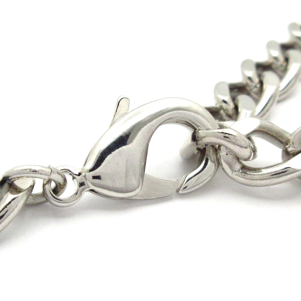 Chanel Necklace CC Logo Leather Silver Black Double Strand — view 4