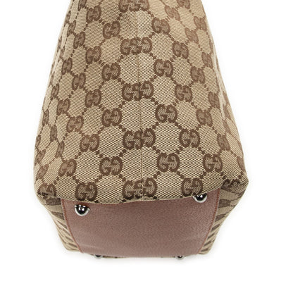 Gucci Eclipse Tote Orange Beige GG Canvas — view 7