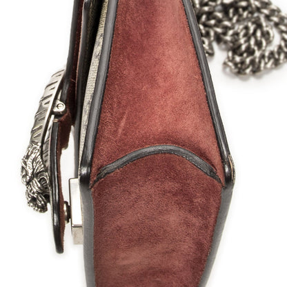 Gucci Small Dionysus Chain Crossbody Pink Beige Blue Muz Supreme Canvas — view 8