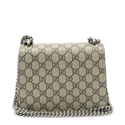 Gucci Small Dionysus Chain Crossbody Red Beige Supreme Canvas — view 5
