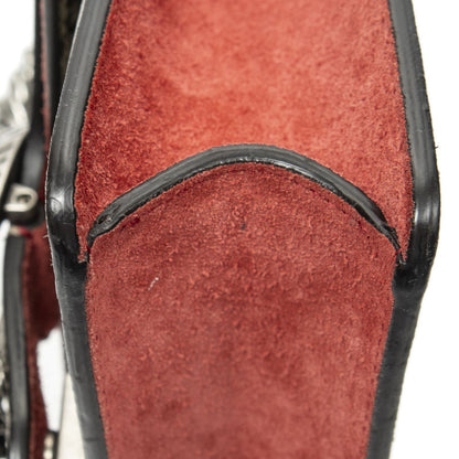 Gucci Small Dionysus Chain Crossbody Red Beige Supreme Canvas — view 8