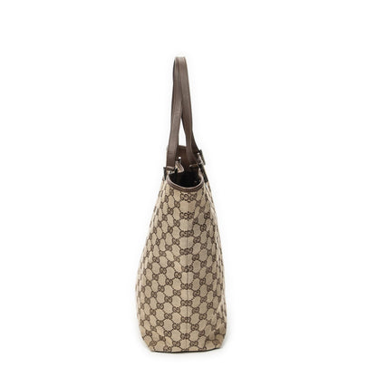 Gucci Height Long Tote Brown Beige GG Canvas — view 3
