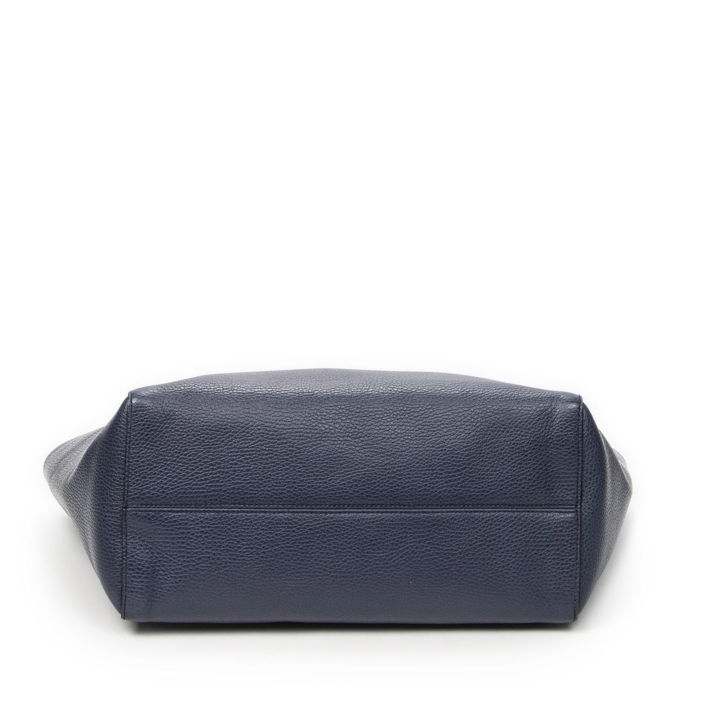 Gucci Swing Tote Navy Teal Gray Calfskin Leather — view 6