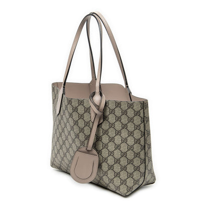 Gucci Roulis Versible Tote Light Pink Beige Supreme Canvas — view 2