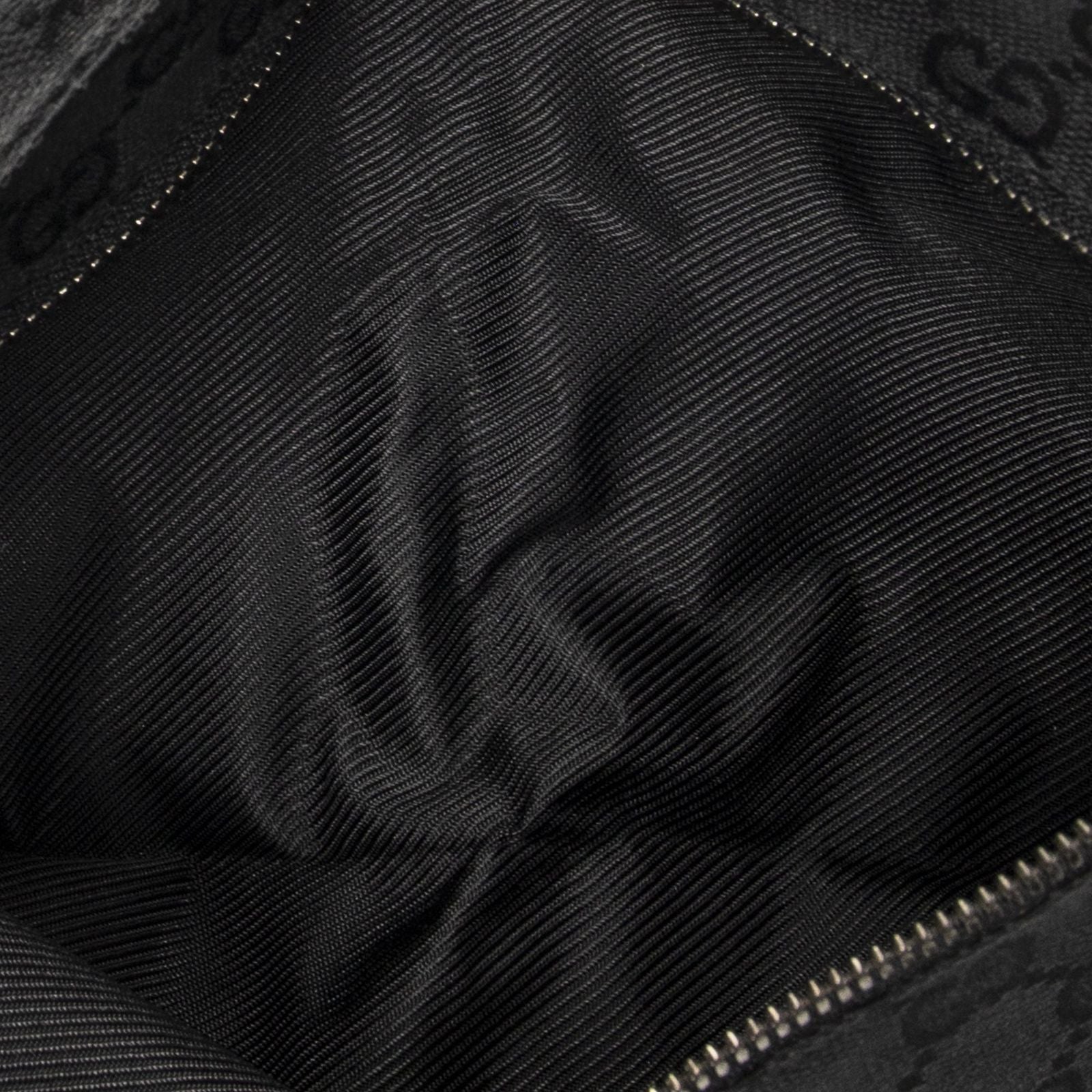 Gucci Waist Pouch Black GG Canvas — view 4
