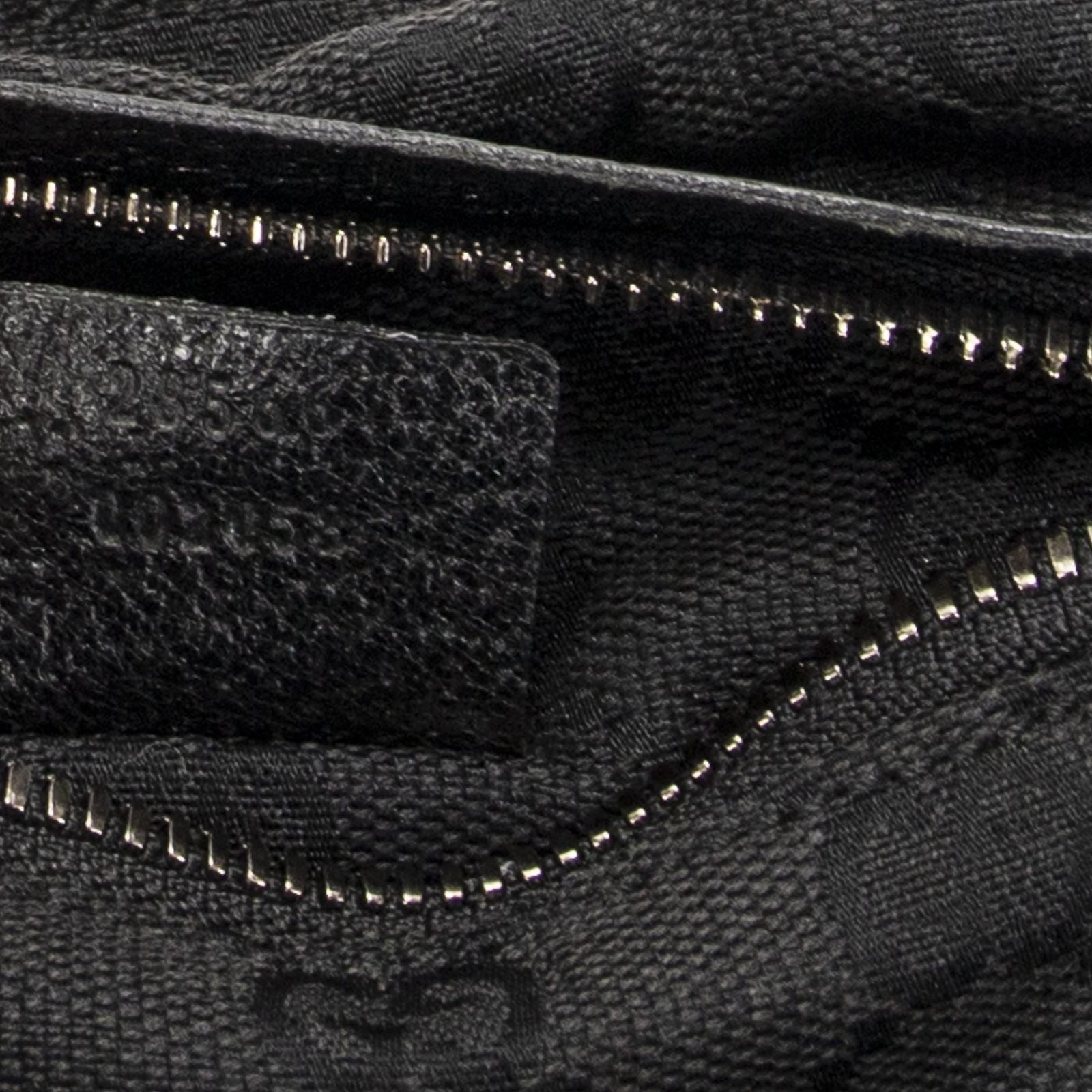 Gucci Waist Pouch Black GG Canvas — view 5